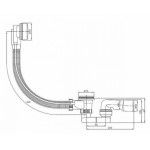 Сифон для ванны Plastbrno EVK0150